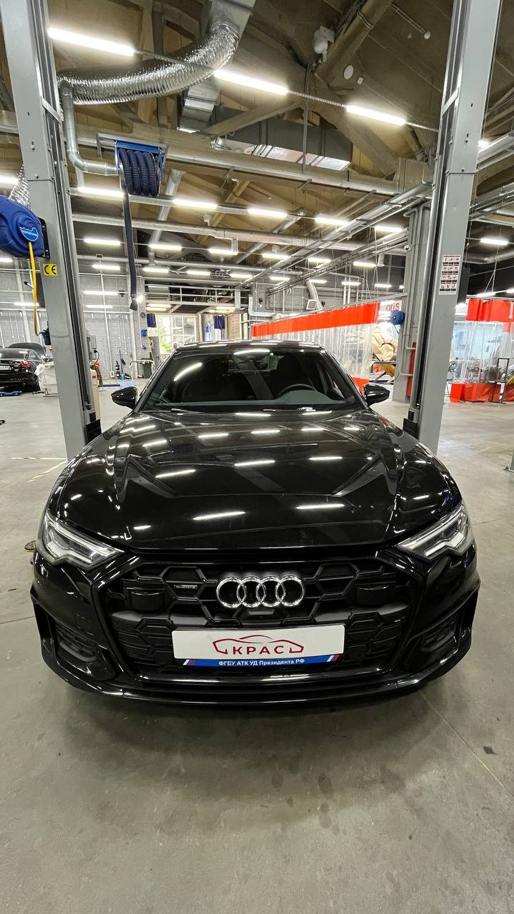 Audi A6 во время диагностики
