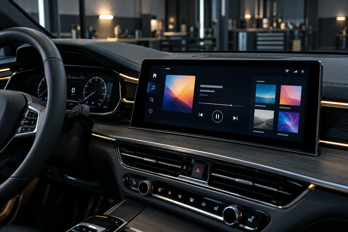 Нативное музыкальное приложение в мультимедийной системе Audi Нативное музыкальное приложение в мультимедийной системе Audi
